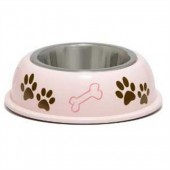 Loving Pets Dolce Feeding Dish Murano Pink